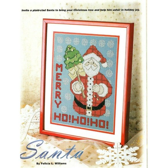 Crazy for Cross Stitch Magazine January 2000 Full Color Patterns St. Nick - Picture 4 of 6